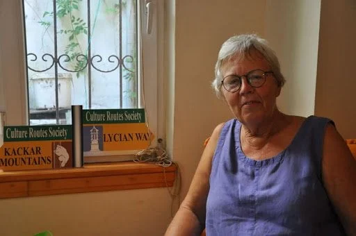 Likya Yolu rotasının oluşturucusu Kate Clow